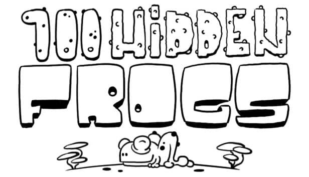 100 hidden frogs